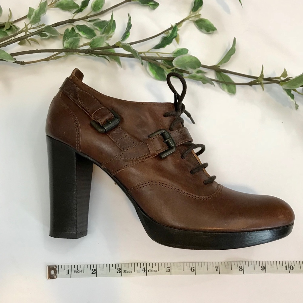 Barneys New York Co-op Brown Ankle Booties - Picture 2 of 8